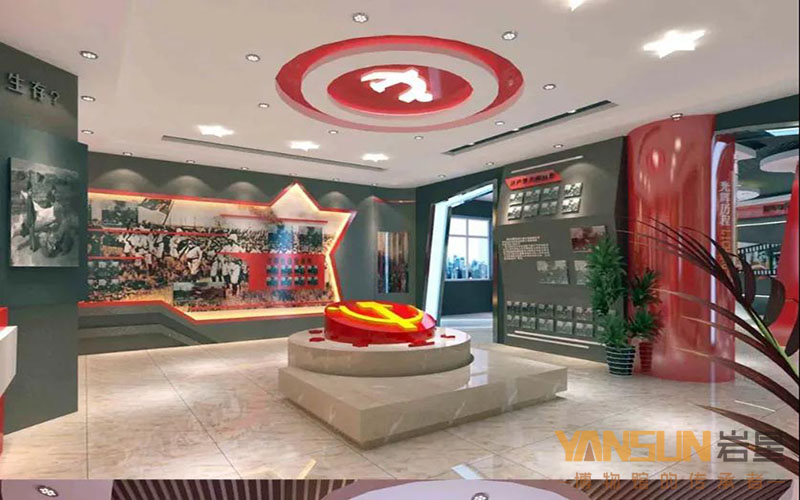 巖星建設|黨建展廳設計案例欣賞插圖(8)