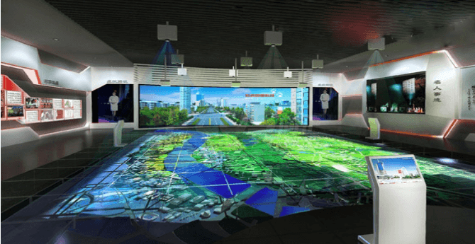 ?展廳設(shè)計(jì)中的電子投影沙盤是什么？插圖(2)