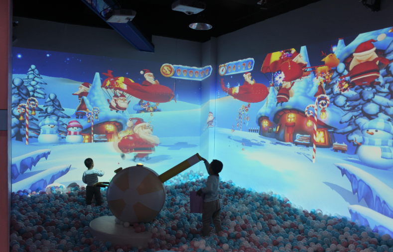 現(xiàn)代展廳設(shè)計(jì)中墻面互動(dòng)投影游戲的優(yōu)勢(shì)插圖